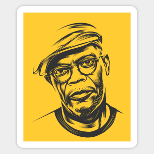 Samuel L. Jackson Fan Art Sticker